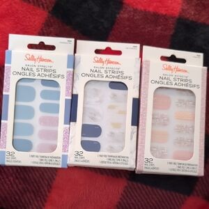 Sally Hansen Salon Effects Nail Strips - Blue, White, Pink